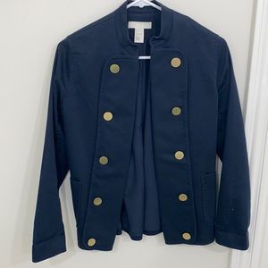 Navy military style jacket
